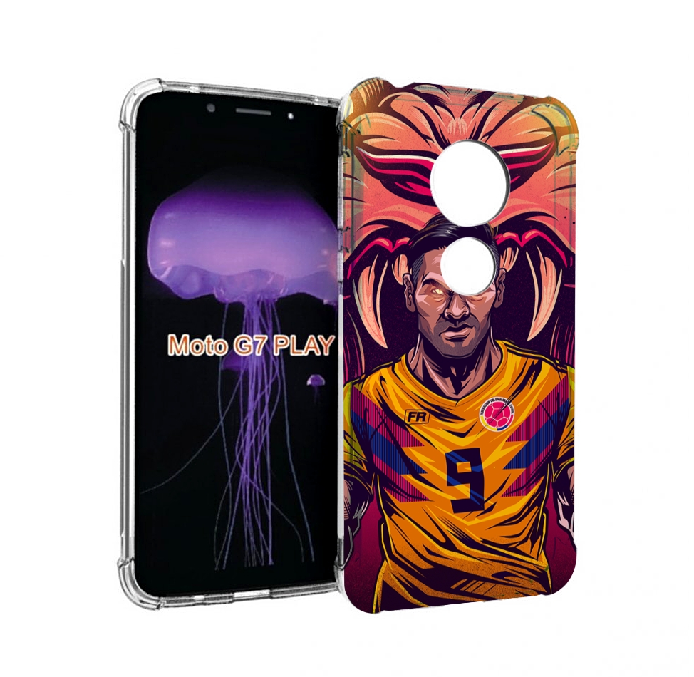

Чехол MyPads парень-тигр-красный для Motorola Moto G7 Play, Прозрачный, Tocco