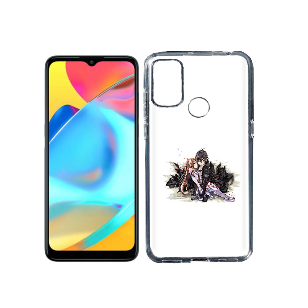 

Чехол MyPads Tocco для Alcatel 3L 6056H (2021) аниме асуна (PT160724.669.222), Прозрачный, Tocco