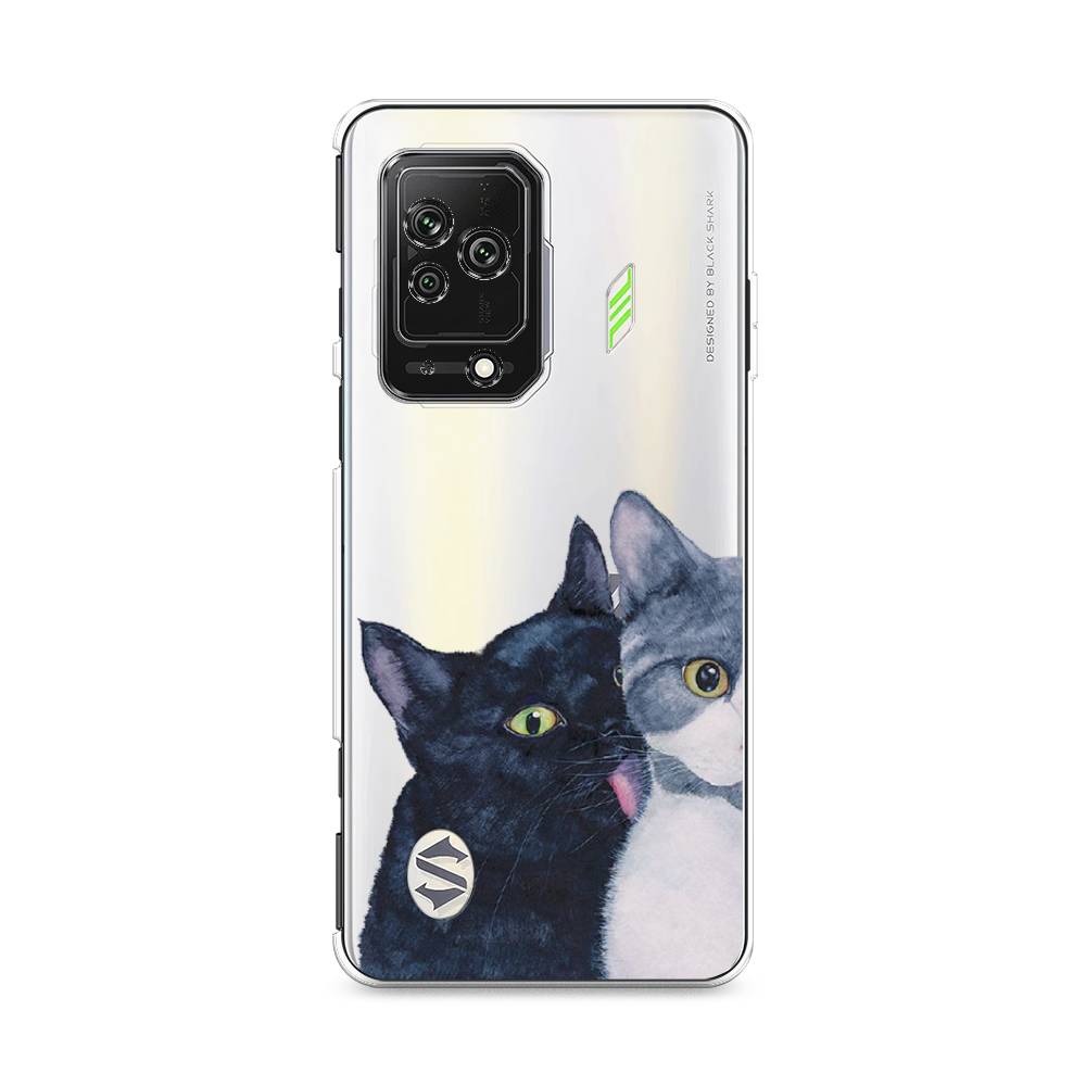 

Чехол Awog на Xiaomi Black Shark 5 "Кошачья любовь", Разноцветный, 314050-1