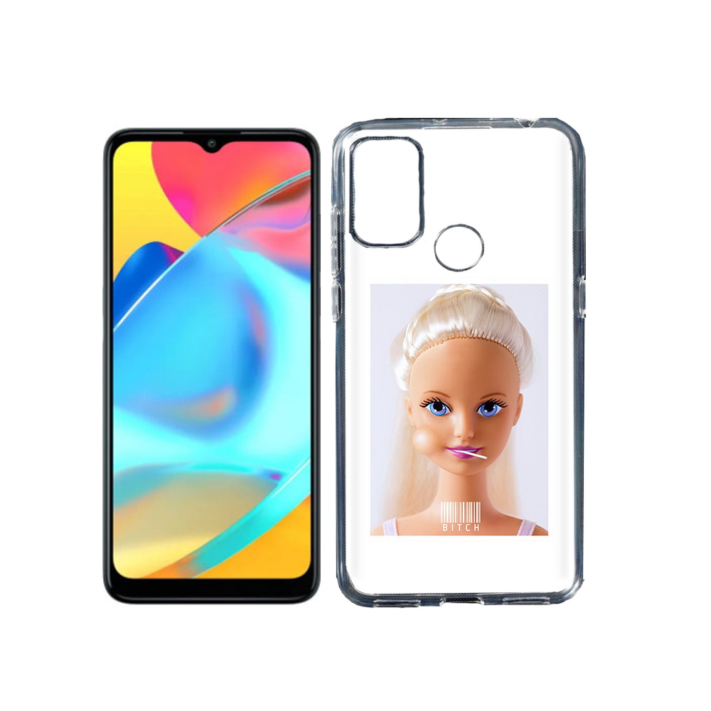

Чехол MyPads Tocco для Alcatel 3L 6056H (2021) барби (PT160724.669.226), Прозрачный, Tocco