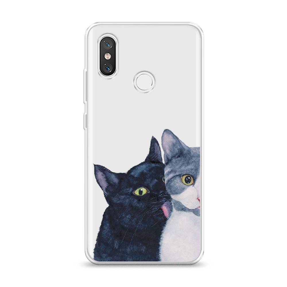

Чехол Awog на Xiaomi Mi 8 "Кошачья любовь", Разноцветный, 33550-1