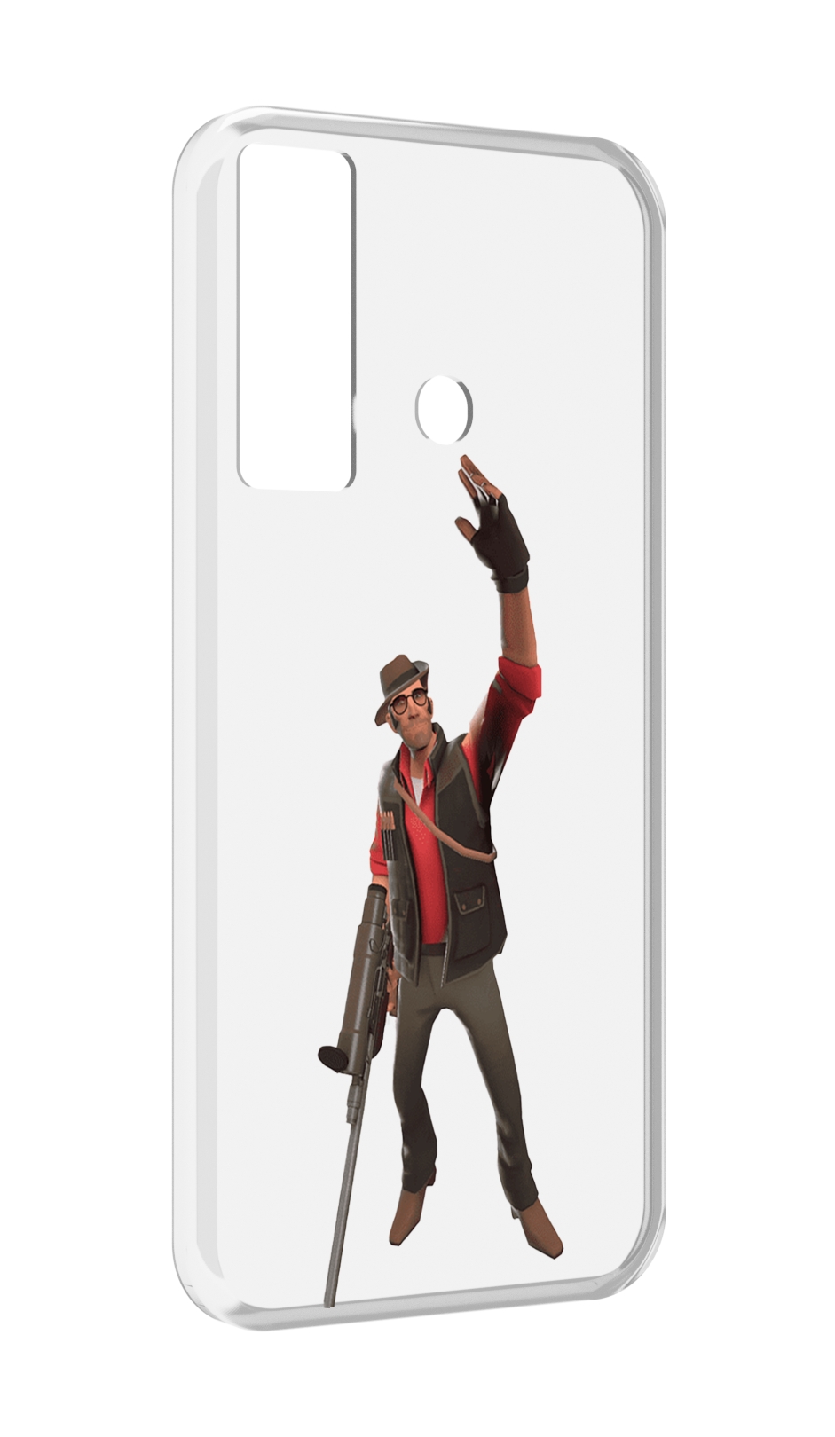 

Чехол Mypads Team-Fortress-2 Для Tecno Camon 17, Прозрачный, Tocco