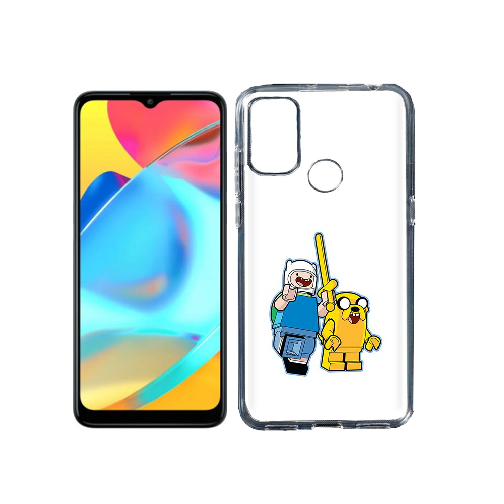 

Чехол MyPads Tocco для Alcatel 3L 6056H (2021) время приключений лего (PT160724.669.274), Прозрачный, Tocco