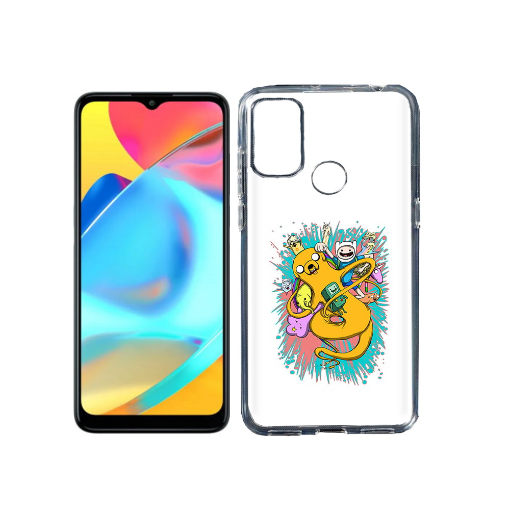 

Чехол MyPads Tocco для Alcatel 3L 6056H (2021) время приключений рисунок, Прозрачный, Tocco