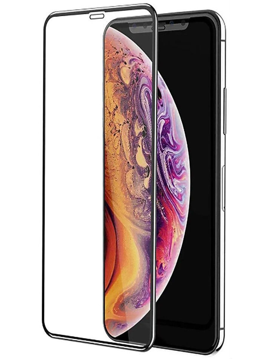 

Защитное стекло для iPhone XS Max/11 Pro Max 3D Black, Защитное стекло Phone XS Max