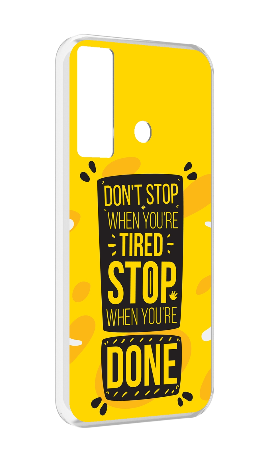 

Чехол MyPads yellow-done для Tecno Camon 17, Прозрачный, Tocco