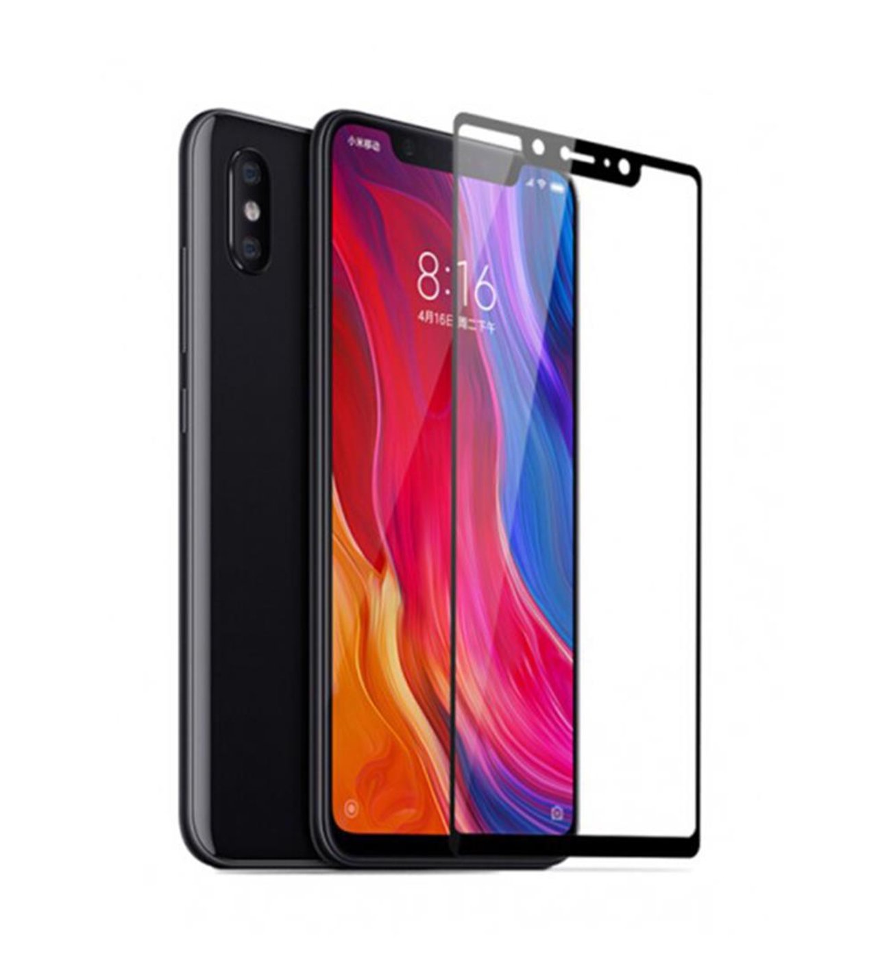 

Защитное стекло для Xiaomi Mi8 SE Full Screen Black, Защитное стекло Xiaomi Mi8 SE