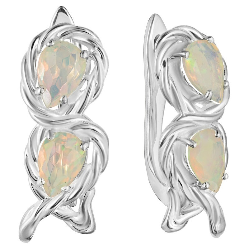 

Серьги из серебра с опалом LAZURIT-ONLINE 8547AG, 8547AG