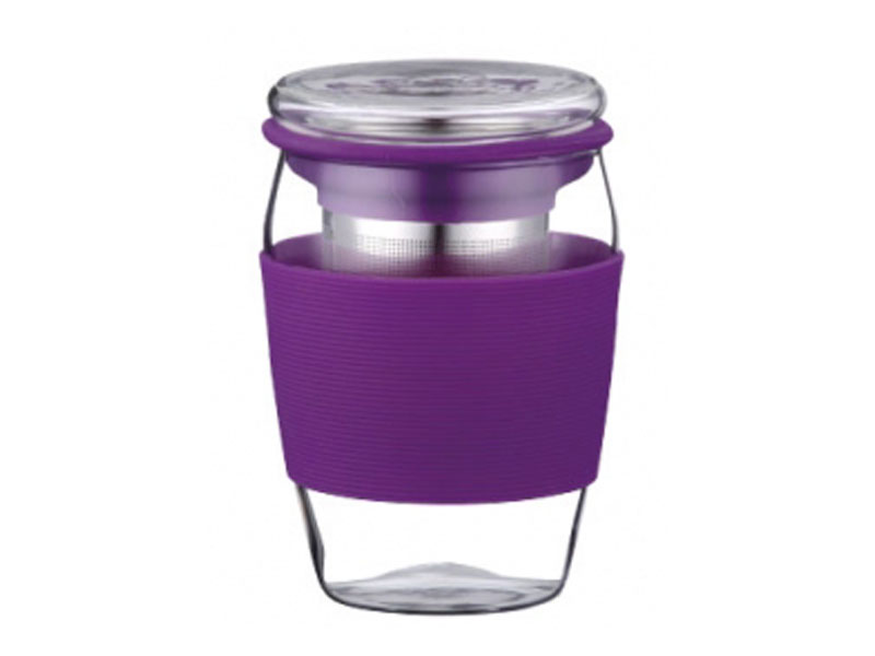 фото Заварочный стакан с крышкой 0,5л peterhof ph-10038 фиолетовый