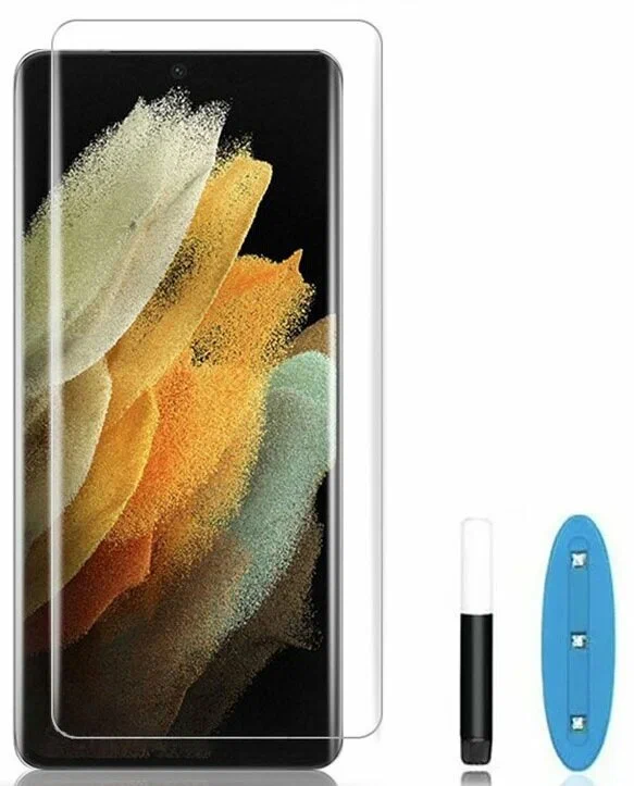 

Защитное стекло для Samsung Galaxy S8 SM-G950F ультрафиолетовое прозрачное