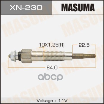 

MASUMA 'XN230 Свеча накала 1шт