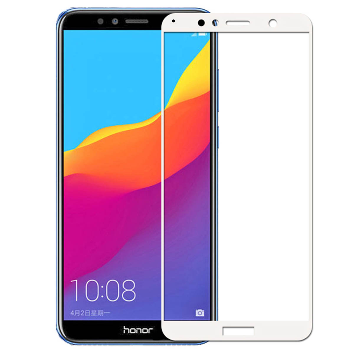 

Защитное стекло Red Line для Honor 7A Pro/7C/Huawei Y6/Y6 Prime (2018) Full Screen White, Защитное стекло Huawei Honor Y6/Y6 Prime/7A Pro/7C