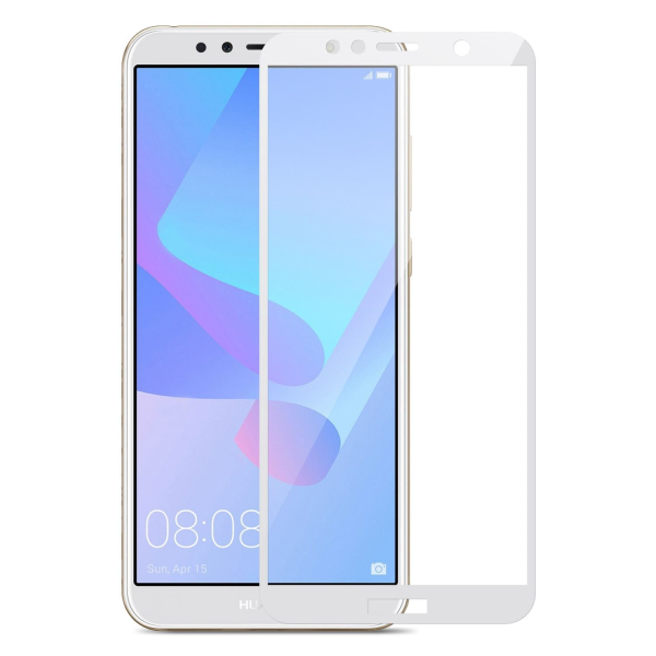 

Защитное стекло для Honor 7A Pro/7C/Huawei Y6/Y6 Prime (2018) Full Screen White, Защитное стекло Huawei Honor 7A Pro/Y6 Prime