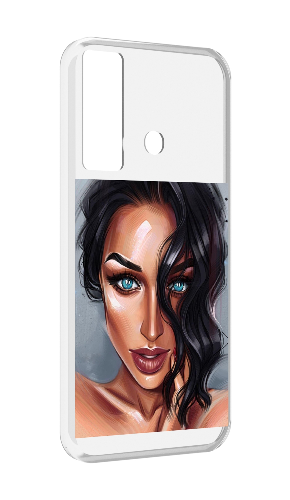 

Чехол MyPads Брюнетка для Tecno Camon 17, Прозрачный, Tocco
