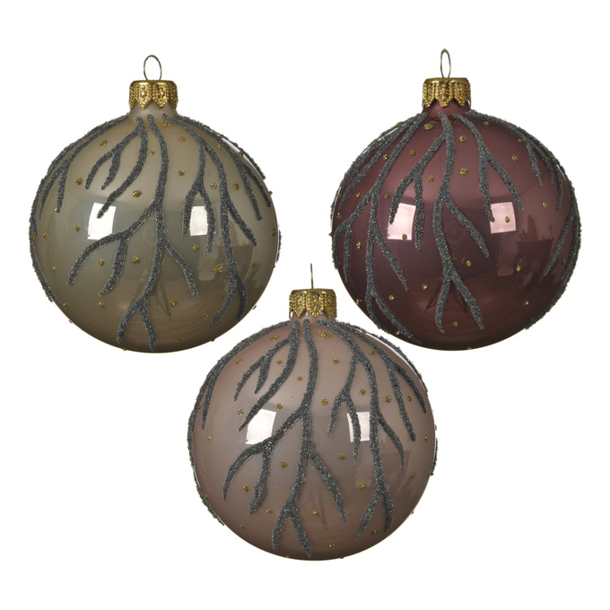 

Шар на ель Decoris 8 см разноцветный 1 шт. в ассортименте