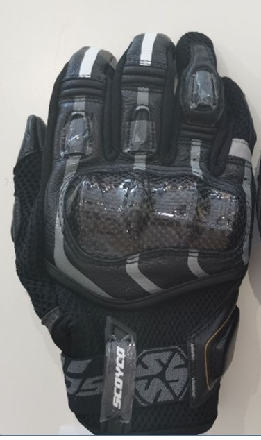 Перчатки кожаные Scoyco MC109 (Carbon) Black M