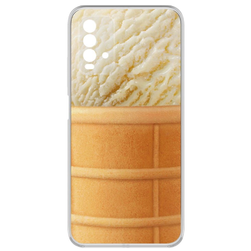 

Чехол-накладка Krutoff Clear Case Пломбир для Xiaomi Redmi 9T, Прозрачный