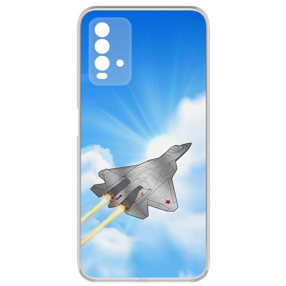 

Чехол-накладка Krutoff Clear Case СУ-57 для Xiaomi Redmi 9T, Прозрачный