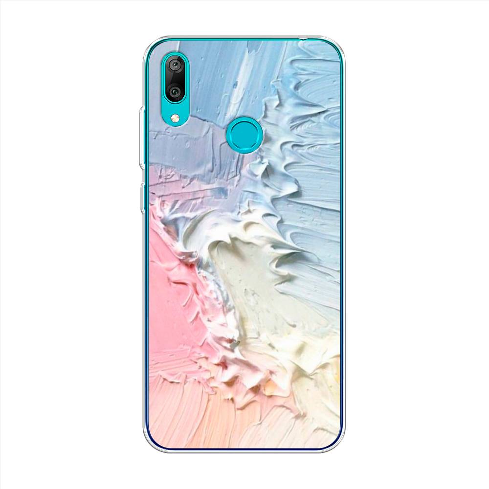 

Чехол Awog на Huawei Y7 2019 "Фруктовое мороженное", Голубой;розовый;желтый, 68450-3