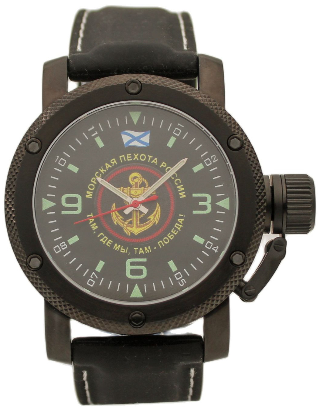 

Наручные часы мужские Watch Triumph Морская пехота черные, Морская пехота