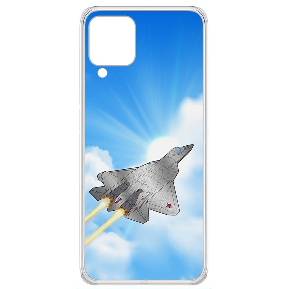 

Чехол-накладка Krutoff Clear Case СУ-57 для Samsung Galaxy A22 4G (A225), Прозрачный