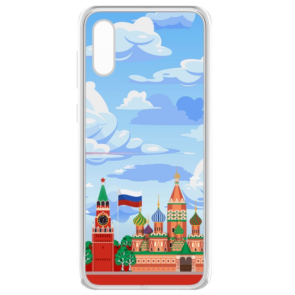 

Чехол-накладка Krutoff Clear Case Красная Площадь для Samsung Galaxy A02 (A022)