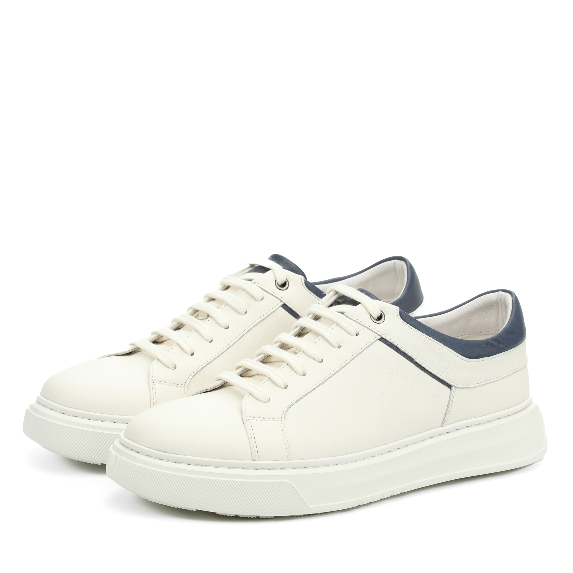 Кеды мужские RESPECT PREMIUM CUG107_E24-027_WHITE белые 41 RU 6791₽