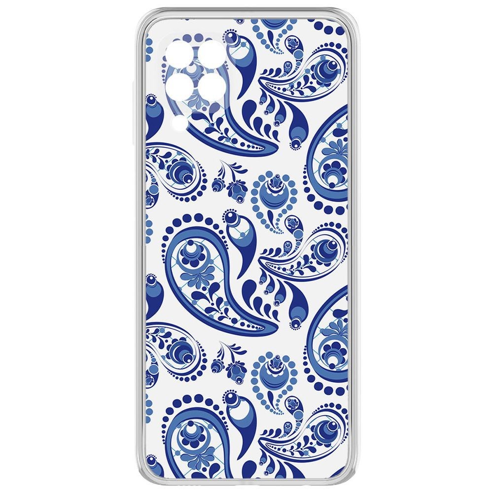 

Чехол-накладка Krutoff Clear Case Гжель для Samsung Galaxy M32 (M325)