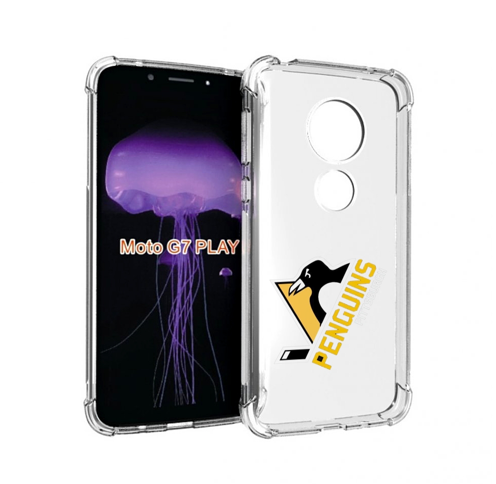 

Чехол MyPads питтсбург пингвинс для Motorola Moto G7 Play, Прозрачный, Tocco