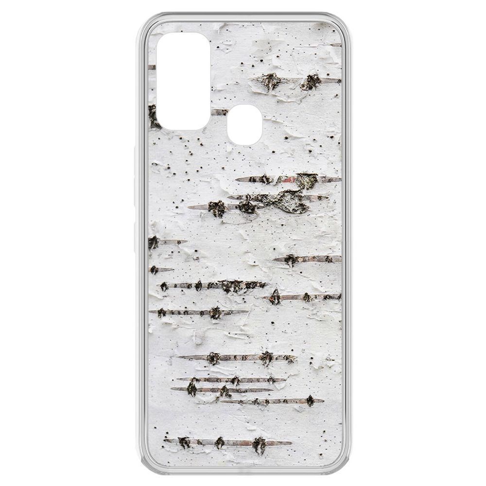 

Чехол-накладка Krutoff Clear Case Березка для Tecno Spark 7, Прозрачный