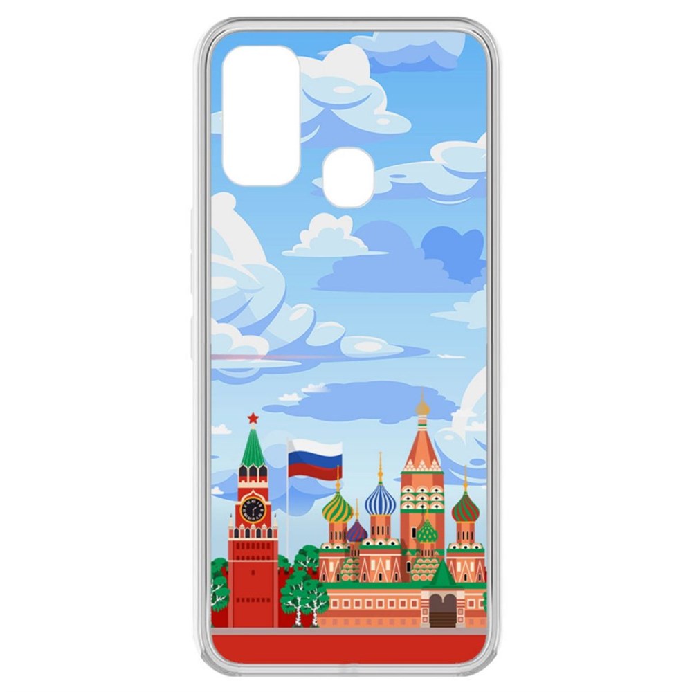 

Чехол-накладка Krutoff Clear Case Красная Площадь для Tecno Spark 7, Прозрачный