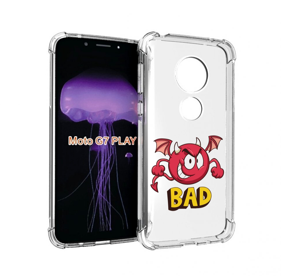 

Чехол MyPads плохой для Motorola Moto G7 Play, Прозрачный, Tocco
