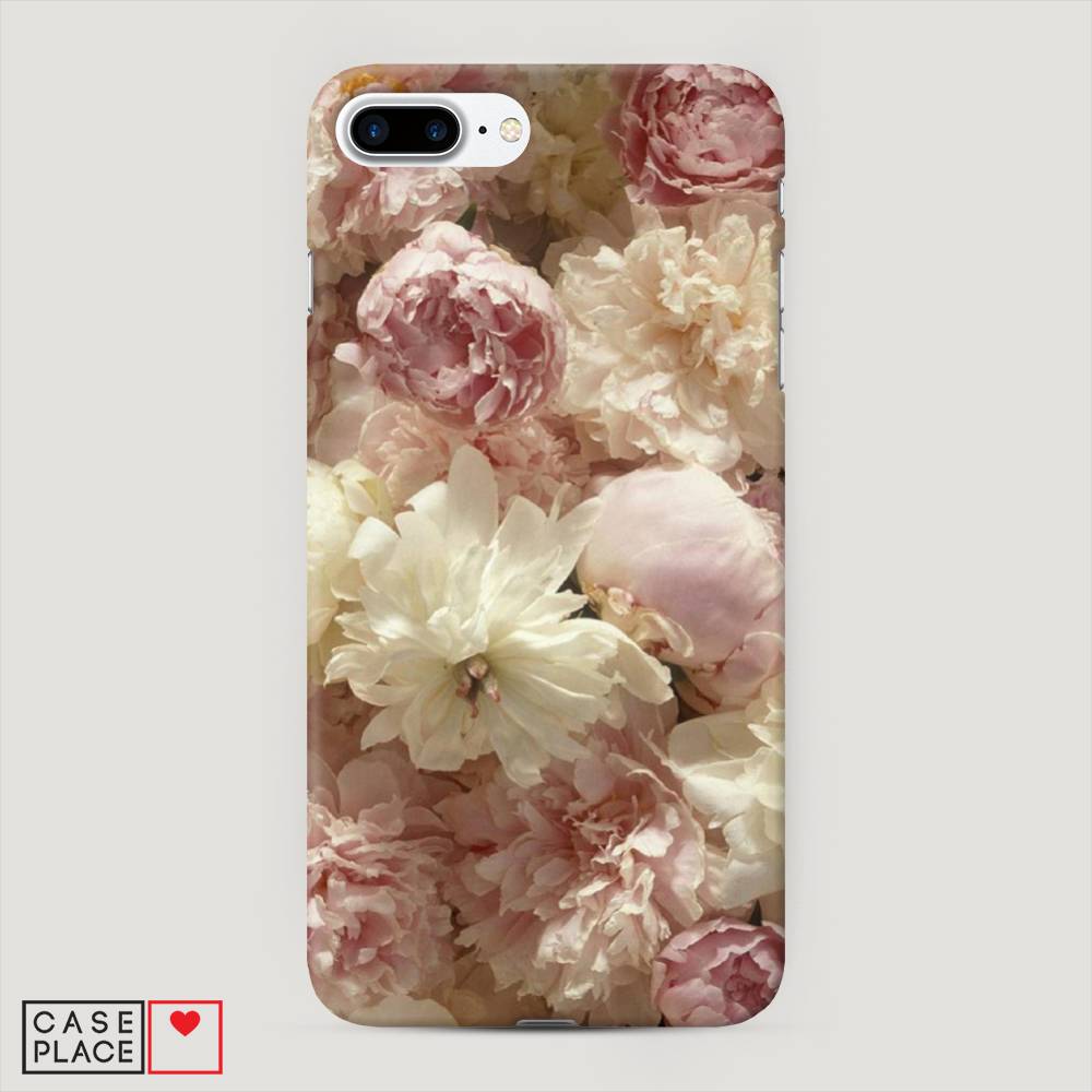 

Пластиковый чехол "Пионы светлые" на Apple iPhone 7 Plus, 10720-6