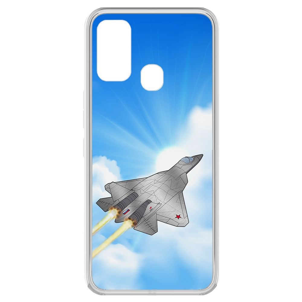 

Чехол-накладка Krutoff Clear Case СУ-57 для Tecno Spark 7, Прозрачный