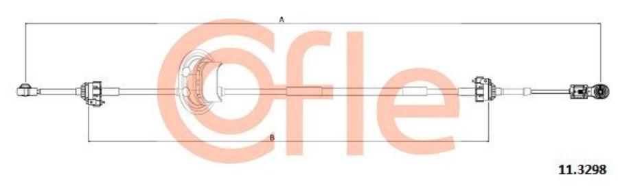 

Трос Кпп Citroen C4 All 10- Cofle арт. 92113298