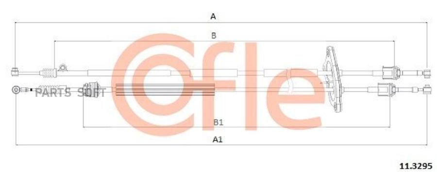 

Трос Кпп Citroen: Nemo/Bipper/Fi 1222+1225/945+1020 Mm Cofle арт. 92113295