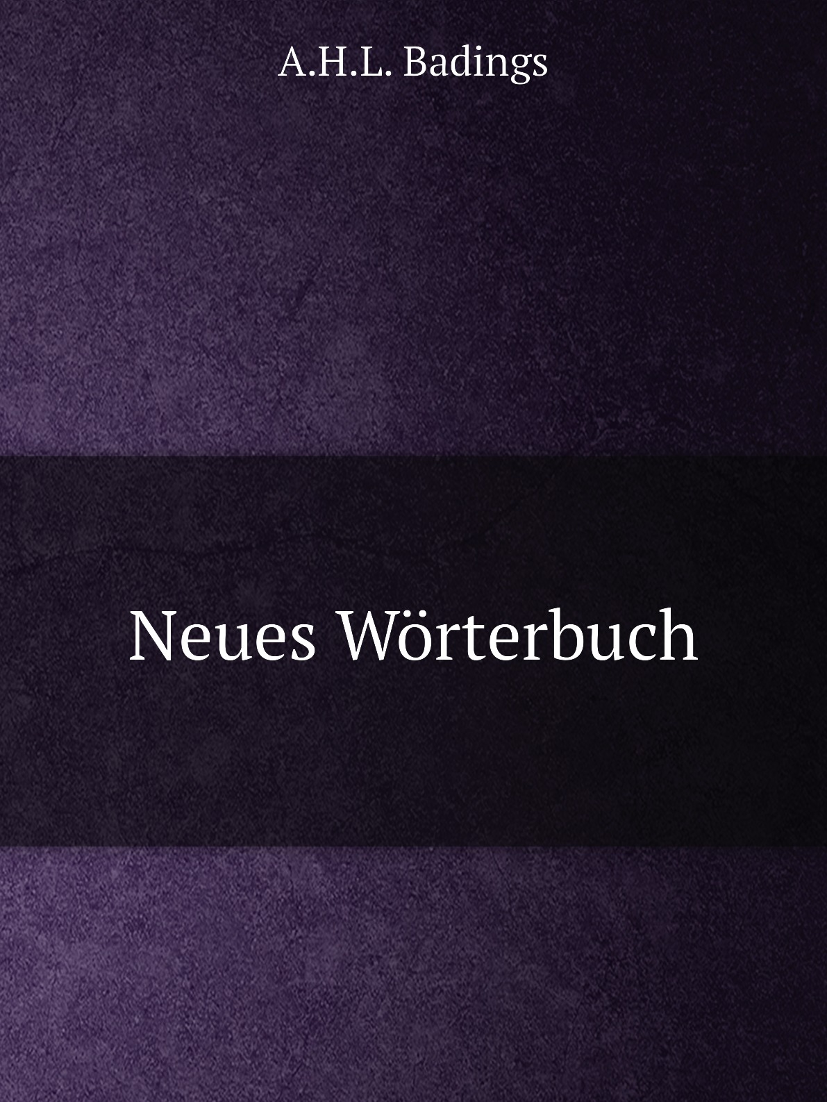 

Neues Worterbuch
