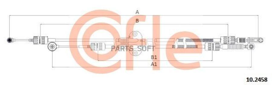 

Трос Кпп Ford: Focus Ib5gear 06-08 Cofle арт. 92102458