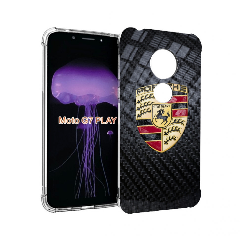 

Чехол MyPads porsche 3 мужской для Motorola Moto G7 Play, Прозрачный, Tocco