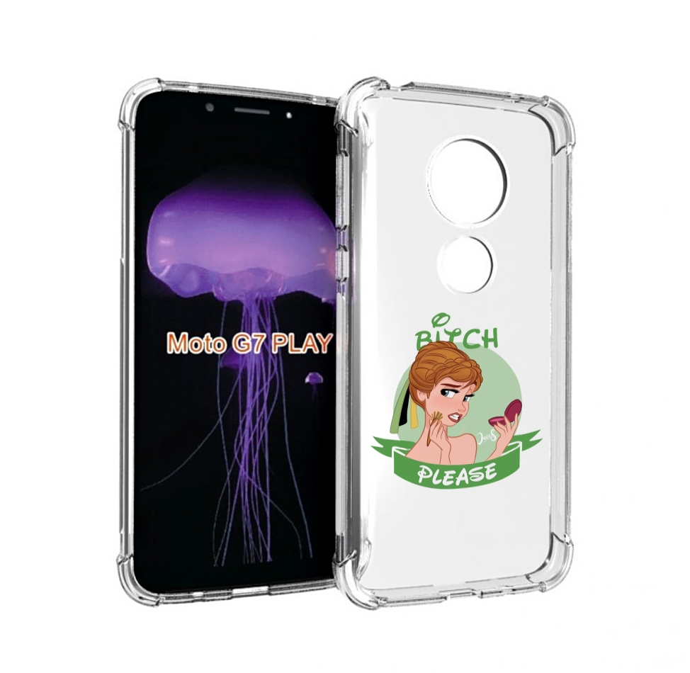 

Чехол MyPads принцесса-Анна женский для Motorola Moto G7 Play, Прозрачный, Tocco