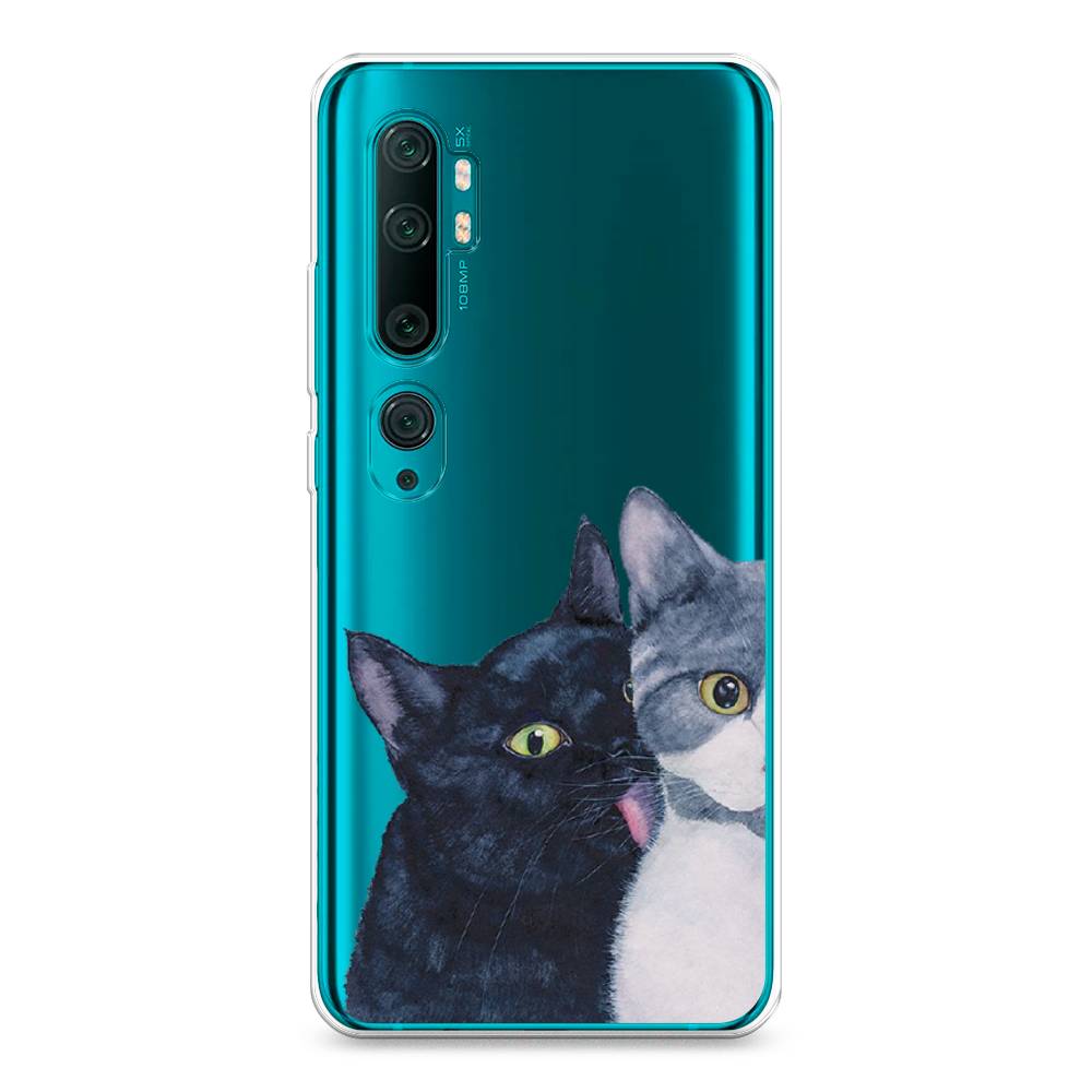

Чехол Awog на Xiaomi Mi Note 10/Mi Note 10 Pro "Кошачья любовь", Разноцветный, 37350-1