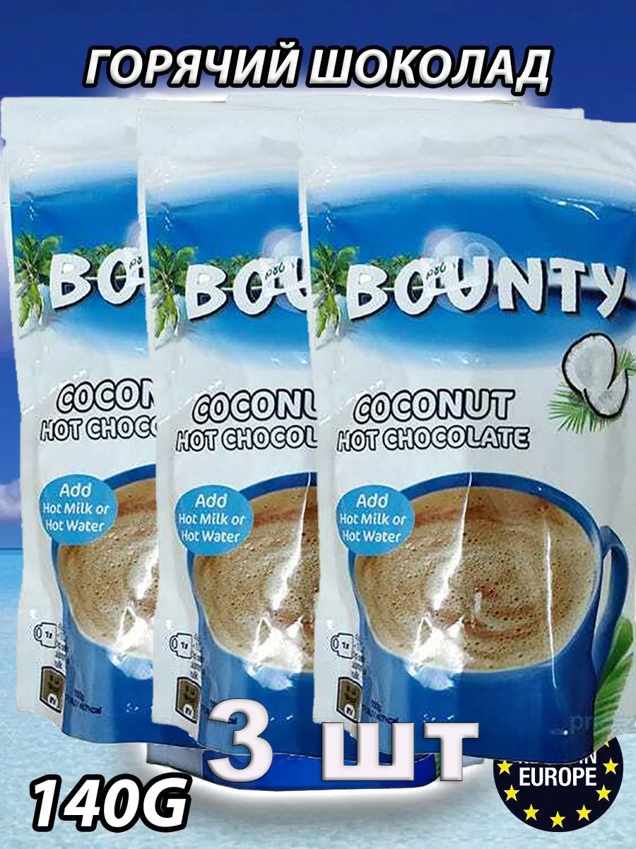 

Горячий шоколад Bounty, 140 г х 3 шт, bounty-hotchoco140-3