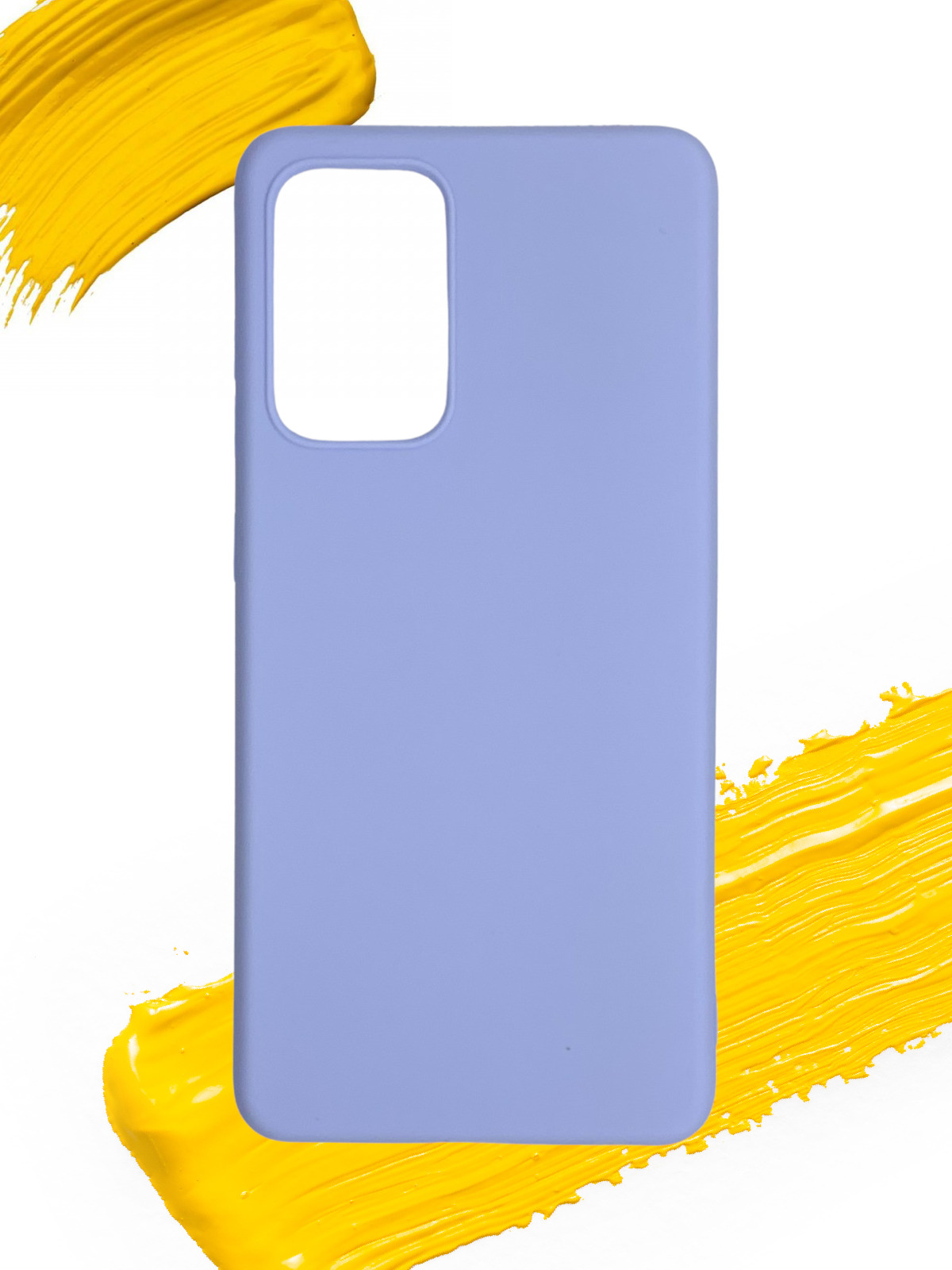 

Чехол для Samsung Galaxy A52, матовый фиолетовый, Silicone case