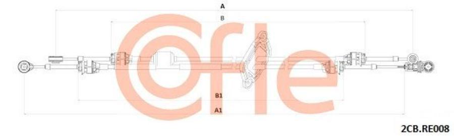 

Трос Кпп Renault Master Iii 08- Cofle арт. 922CBRE008