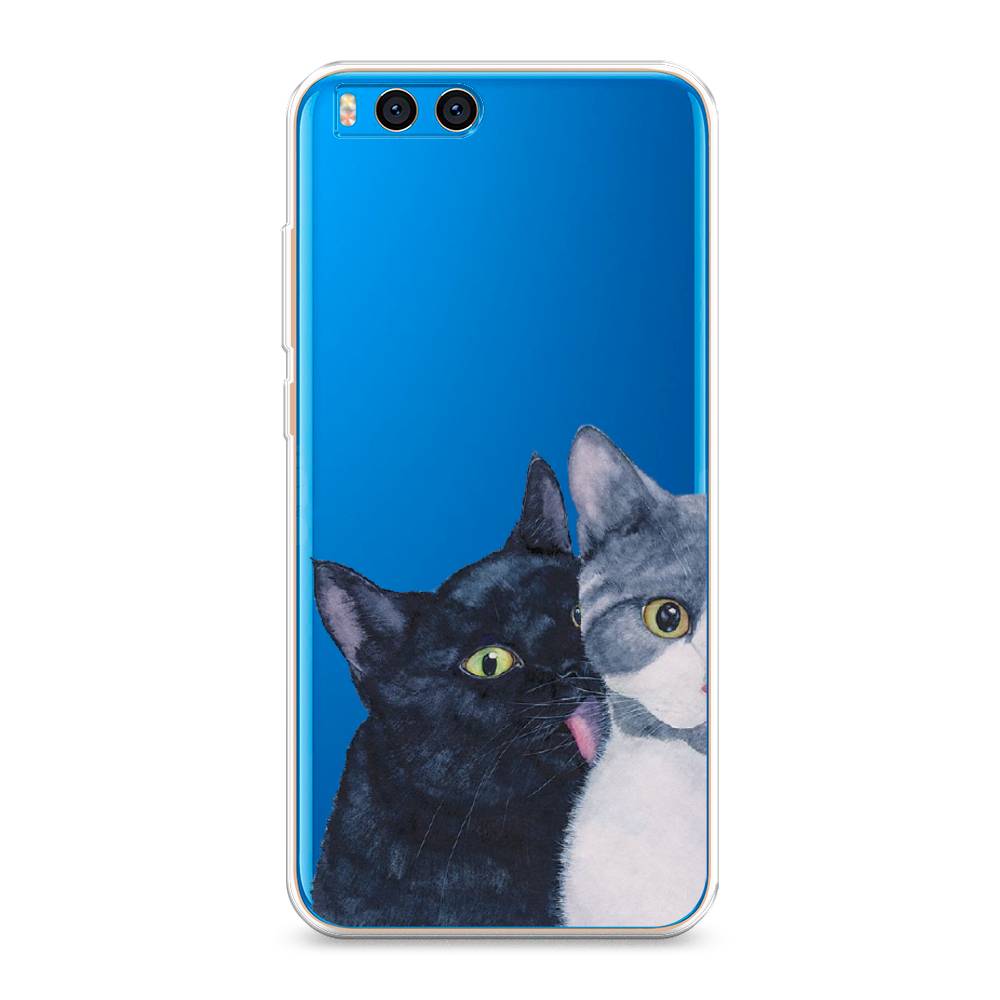

Чехол Awog на Xiaomi Mi Note 3 "Кошачья любовь", Разноцветный, 32450-1