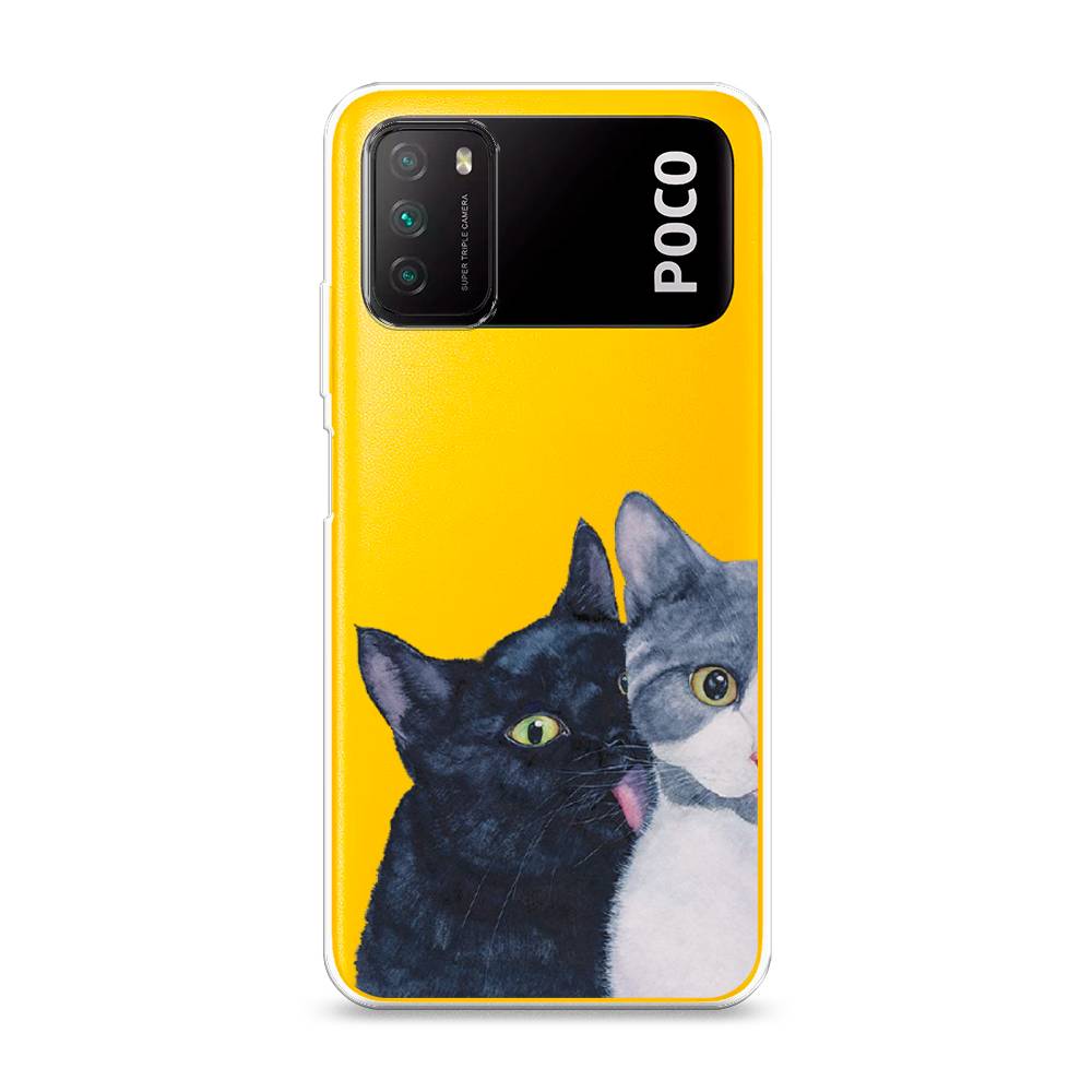 

Чехол Awog на Poco M3 "Кошачья любовь", Разноцветный, 39550-1