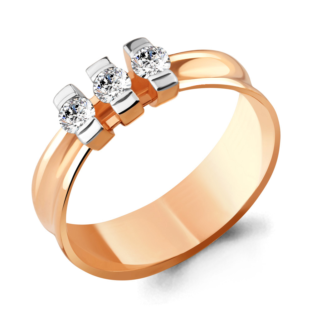 

Кольцо из красного золота с бриллиантом Aquamarine Aquamarine 960137к_585_кз р. 18, 960137к_585_кз