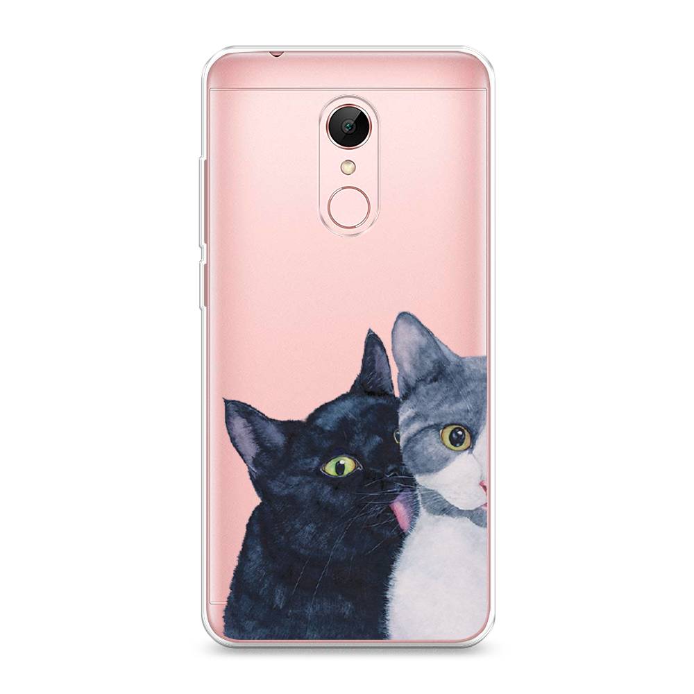 

Чехол Awog на Xiaomi Redmi 5 "Кошачья любовь", Разноцветный, 33050-1