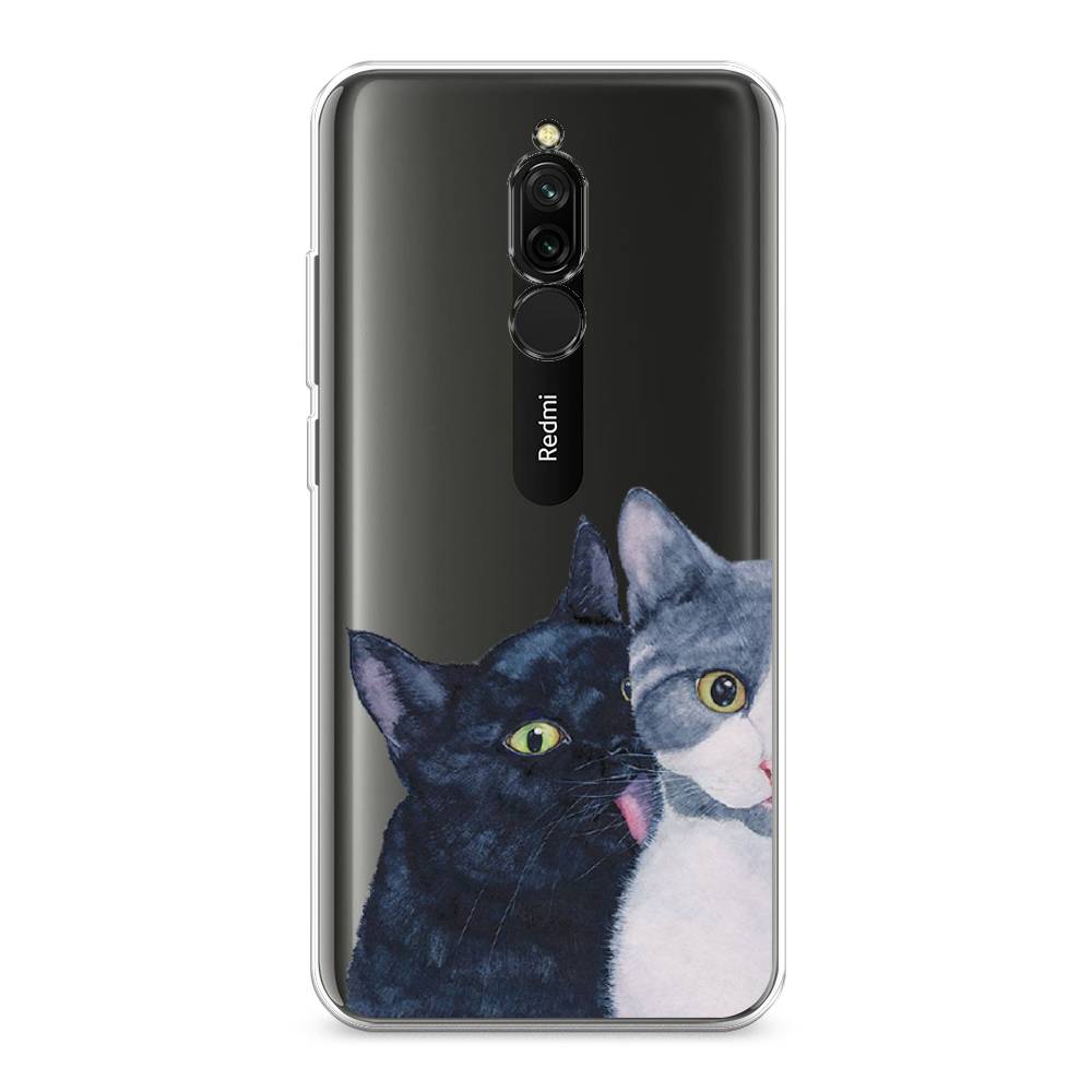 

Чехол Awog на Xiaomi Redmi 8 "Кошачья любовь", Разноцветный, 37150-1