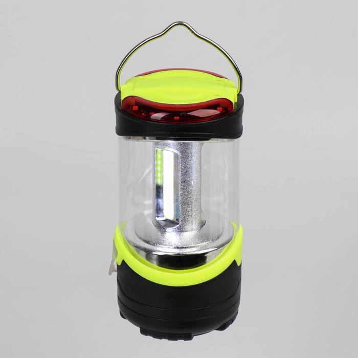 

Фонарь кемпинговый аккумуляторный, 5 Вт, 1200 мАч, USB, салатовый (5084971), Зеленый